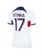 Ženski Nogometna dresi replika Paris Saint-Germain Vitinha Ferreira #17 Gostujoči 2023-24 Kratek rokav